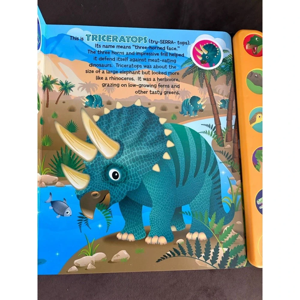 Noisy Dinosaurs 10 Cool Dinosaur Sounds Interactive Board Book Tested Working